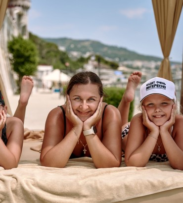 Пляж санатория